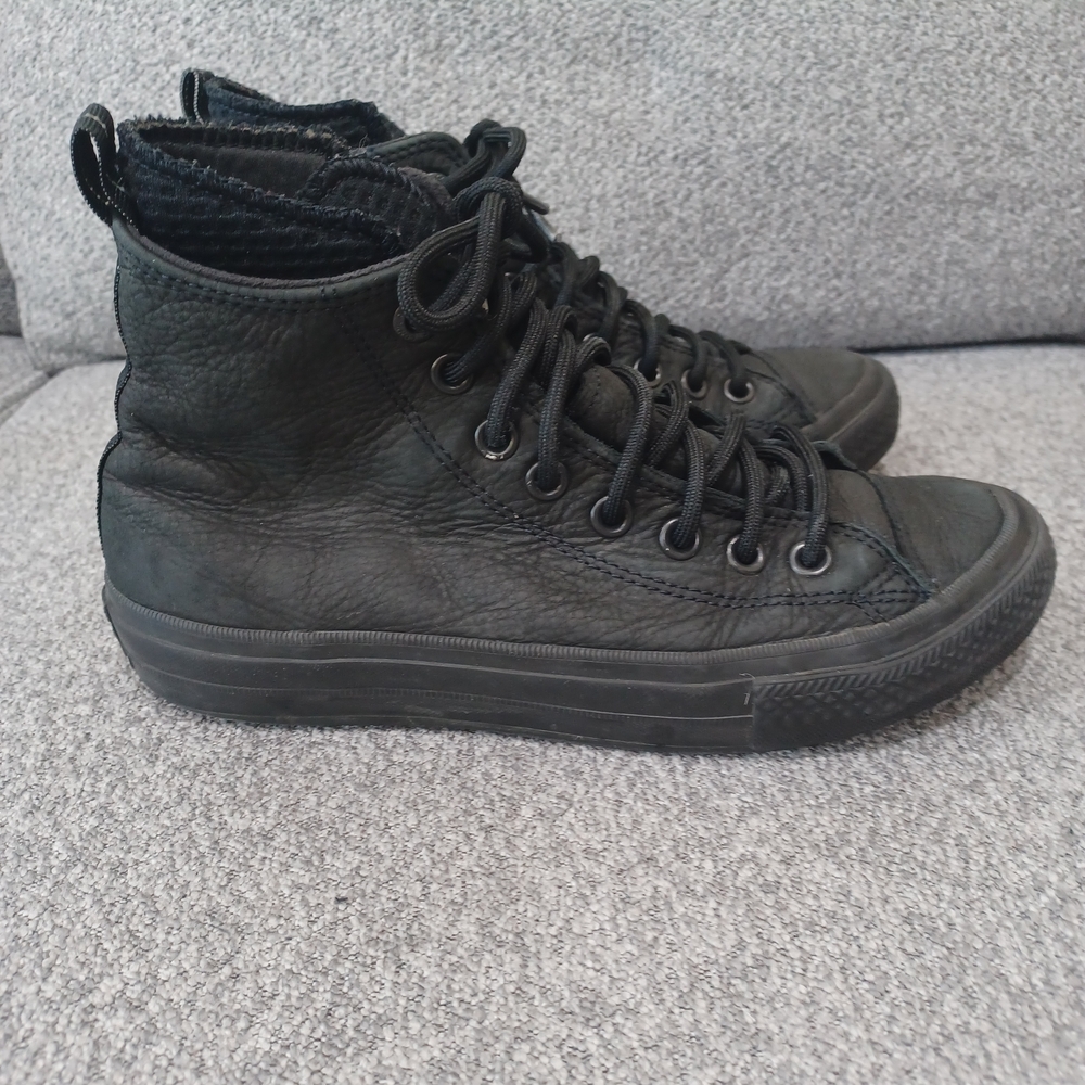 CONVERSE Kids Black High-Top Rain Boots